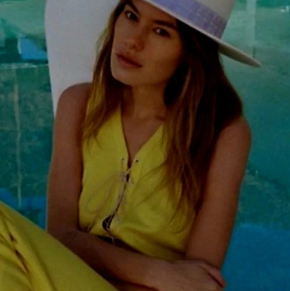 Lack Of Color Cream and Lavender Hat - Picture 3 of 12